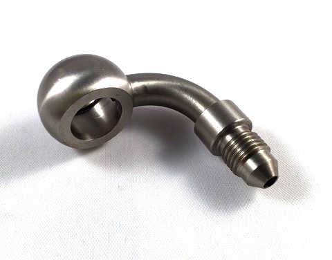 SPD Banjo 90 ° AN3 (10mm) Stainless Steel