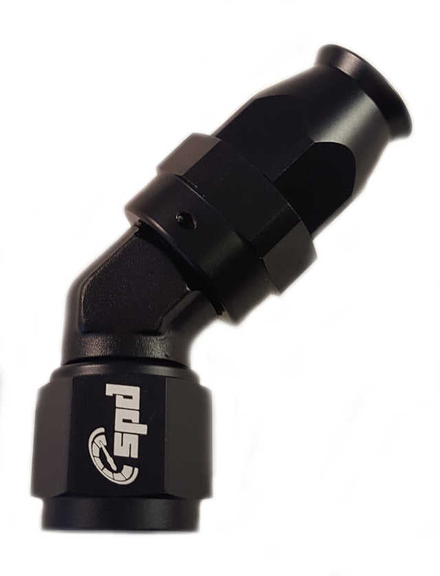 SPD An4 hose end 45 ° Forged PTFE