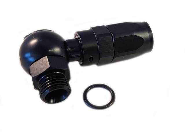 SPD AN4 Banjo 90° short elbow - hose end