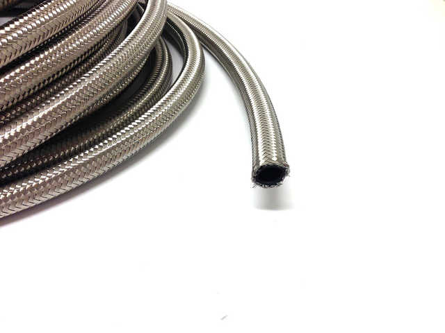 SPD AN4 steel braided hose